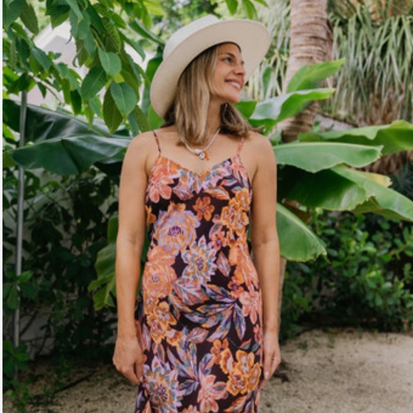 EUC Hunter Bell Jenna Dress in Painterly Floral Sz M - Picture 2 of 7